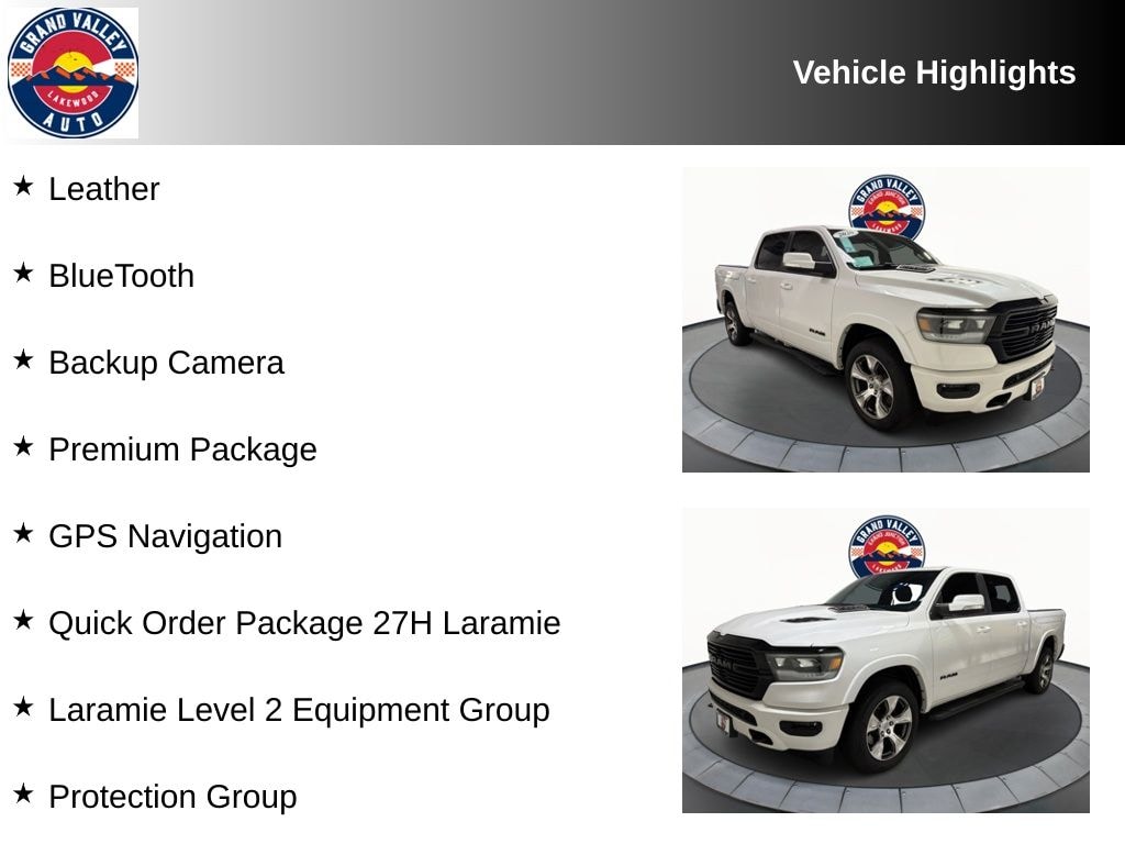 Used 2020 Ram 1500 Laramie Truck