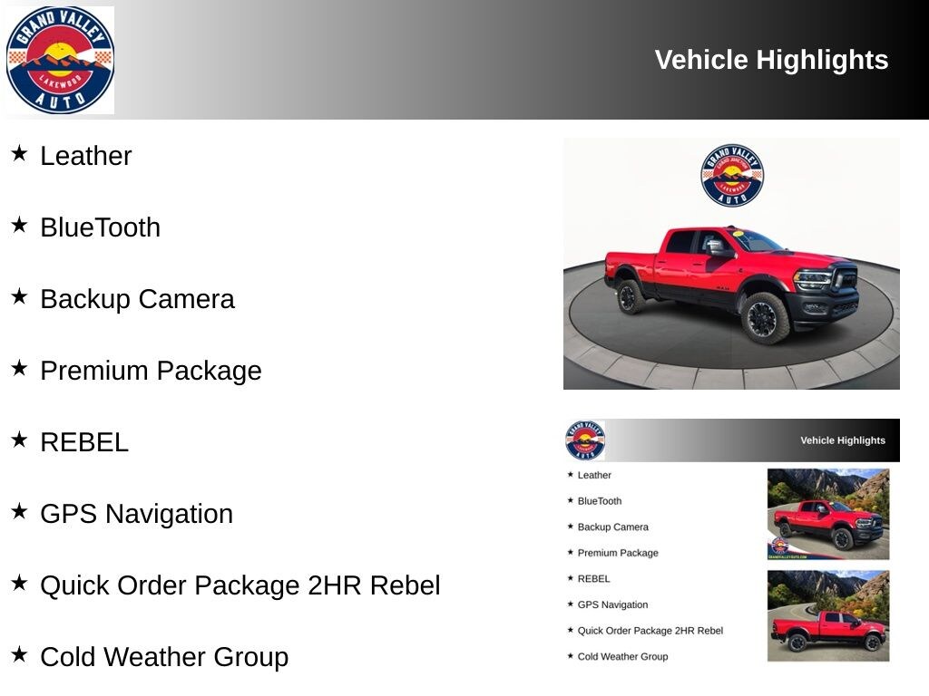 Used 2024 Ram 2500 Rebel Truck