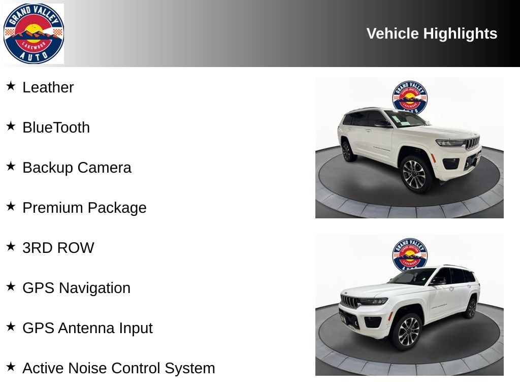 Used 2022 Jeep Grand Cherokee L Overland SUV