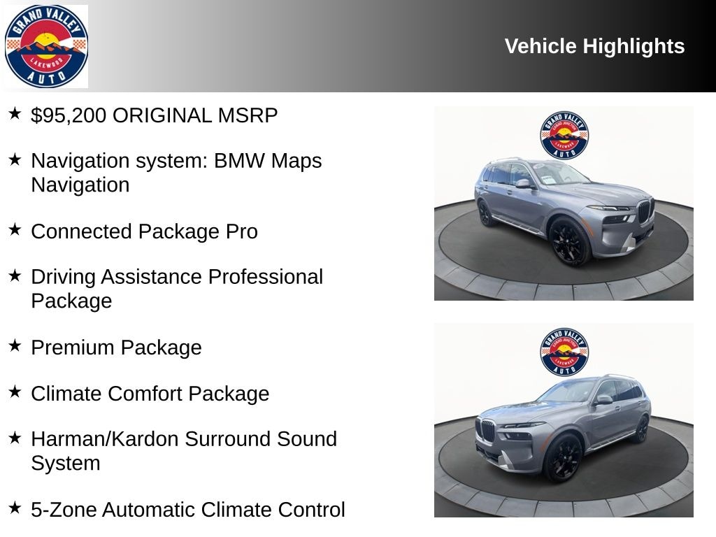 Used 2026 BMW X7 xDrive40i SUV