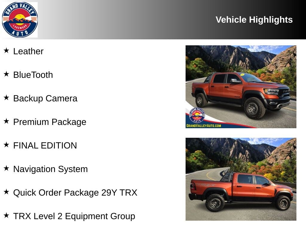 Used 2024 Ram 1500 TRX Truck