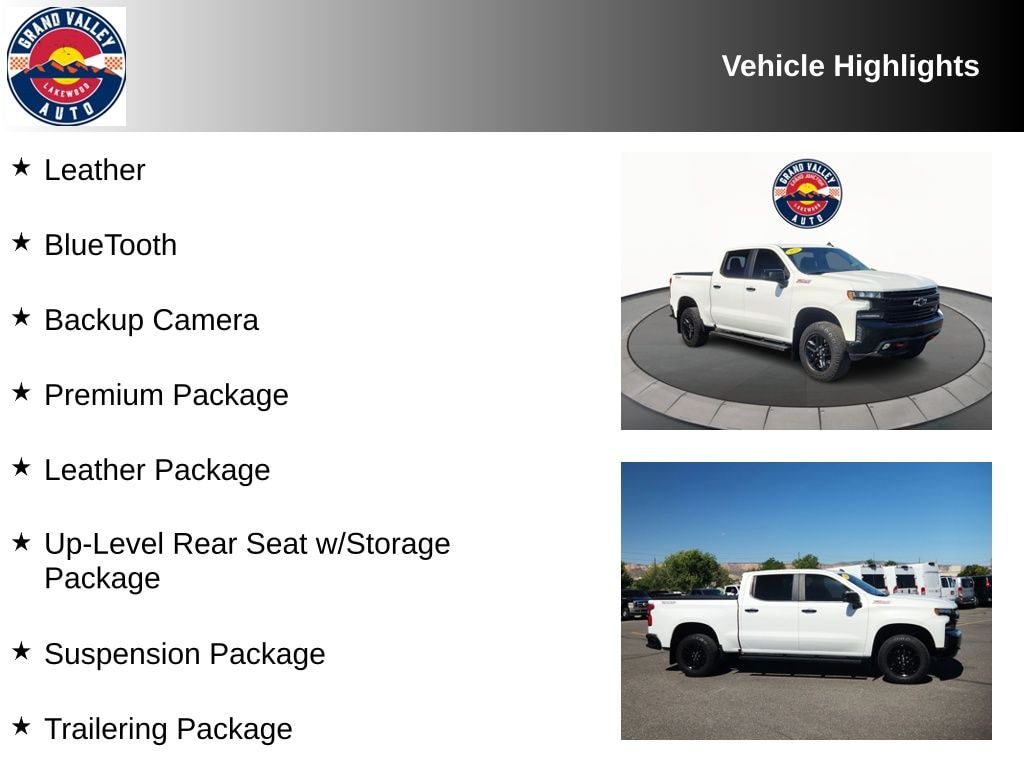 Used 2021 Chevrolet Silverado 1500 LT Trail Boss Truck