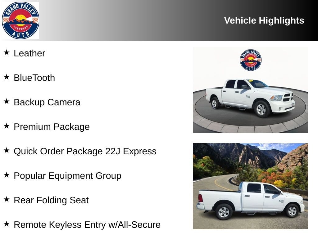 Used 2019 Ram 1500 Classic Express Truck