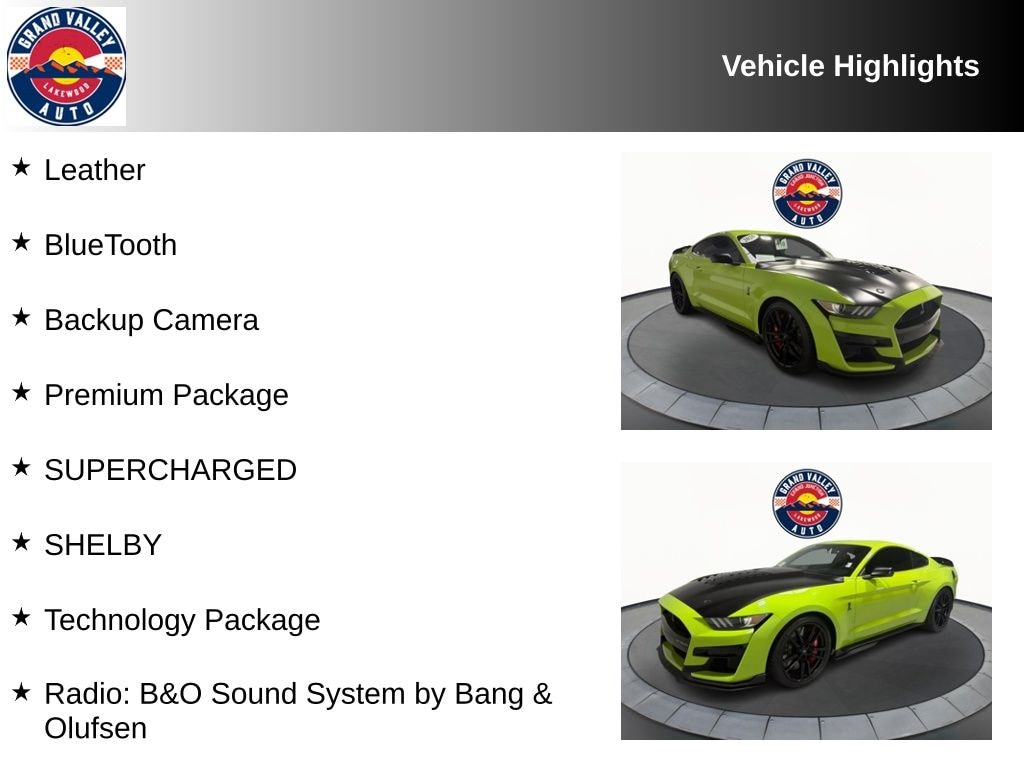 Used 2020 Ford Mustang Shelby GT500 Coupe