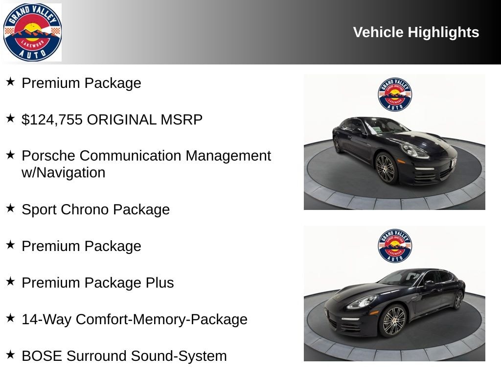 Used 2016 Porsche Panamera 4S Hatchback