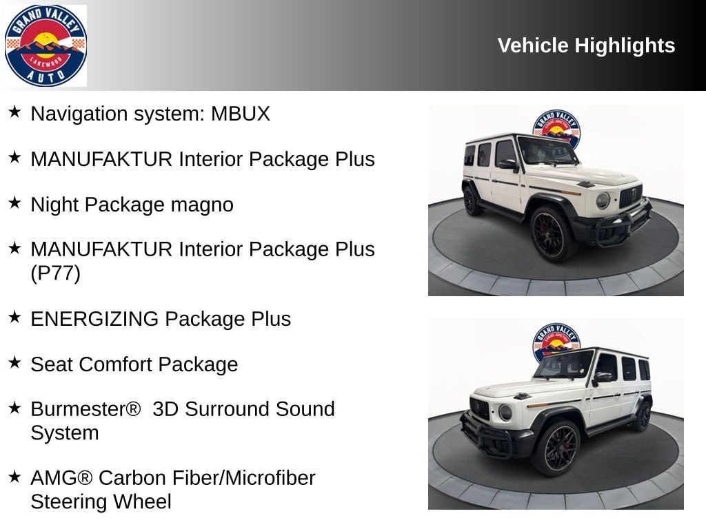 Used 2025 Mercedes-Benz G-Class G 63 AMG SUV
