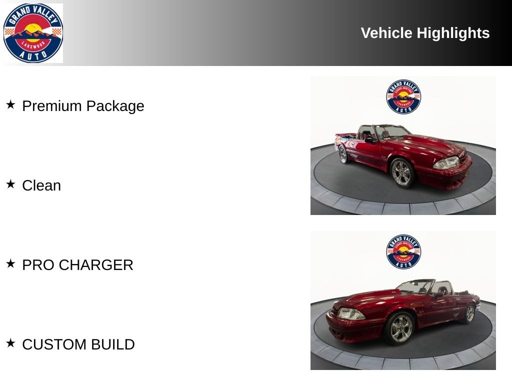 Used 1991 Ford Mustang LX Convertible