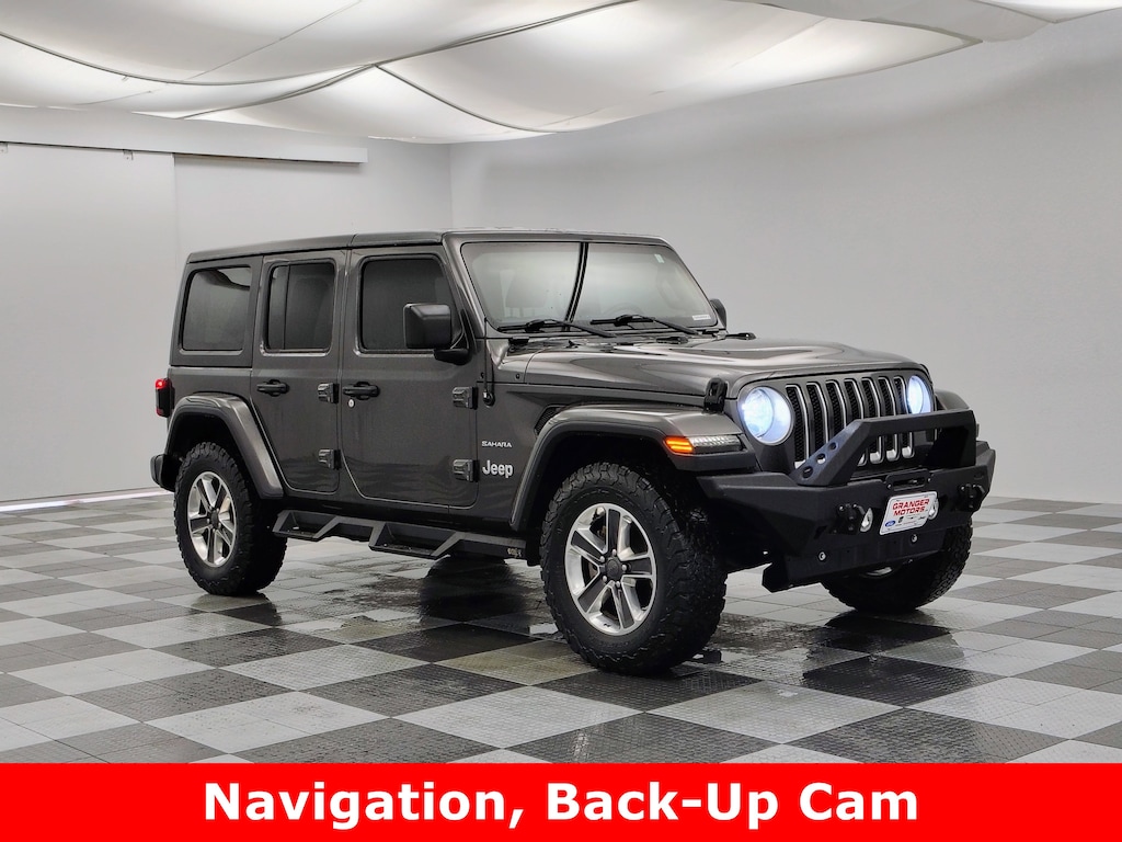 Used 2018 Jeep Wrangler Unlimited Sahara 4x4 SUV