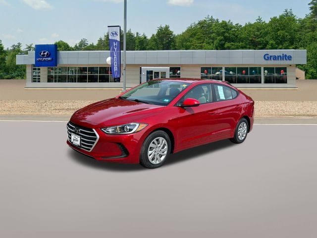 Used 2017 Hyundai Elantra SE with VIN KMHD74LFXHU317580 for sale in Somersworth, NH