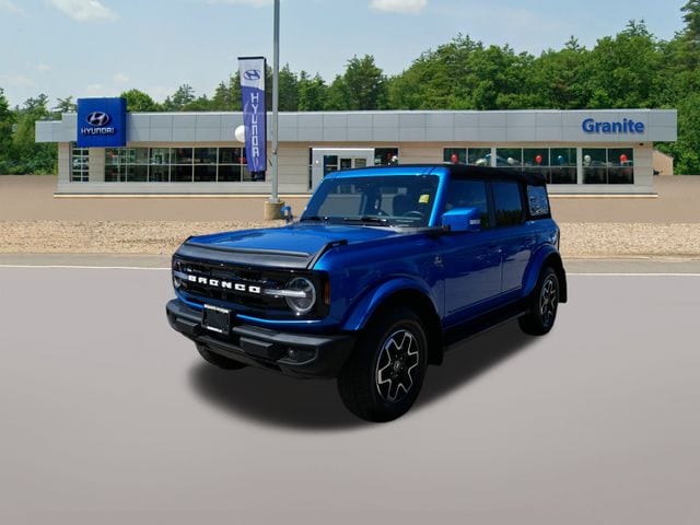 Used 2023 Ford Bronco 4-Door Outer Banks with VIN 1FMEE5BP2PLB11636 for sale in Somersworth, NH