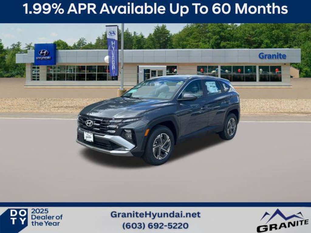 New 2026 Hyundai Tucson Hybrid Blue SUV