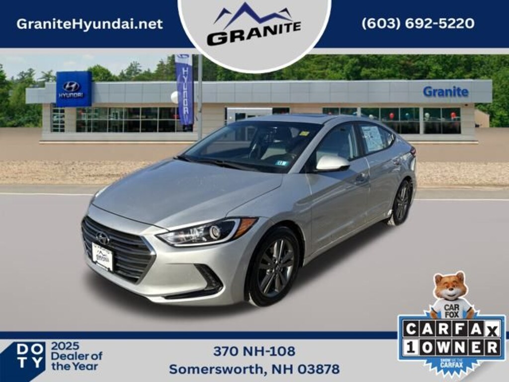 Certified 2018 Hyundai Elantra Value Edition Sedan
