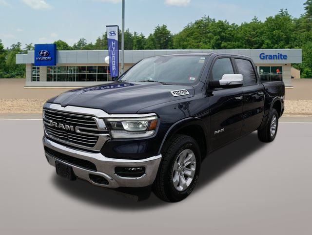 Used 2021 RAM Ram 1500 Pickup Laramie with VIN 1C6SRFJTXMN632417 for sale in Somersworth, NH