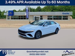 2026 Hyundai Elantra Hybrid Blue Sedan