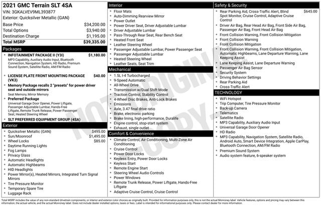 2021 GMC Terrain SLT - Photo 1