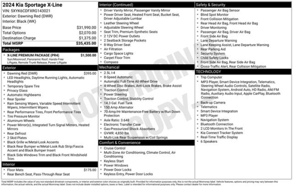 Used 2024 Kia Sportage X-Line SUV