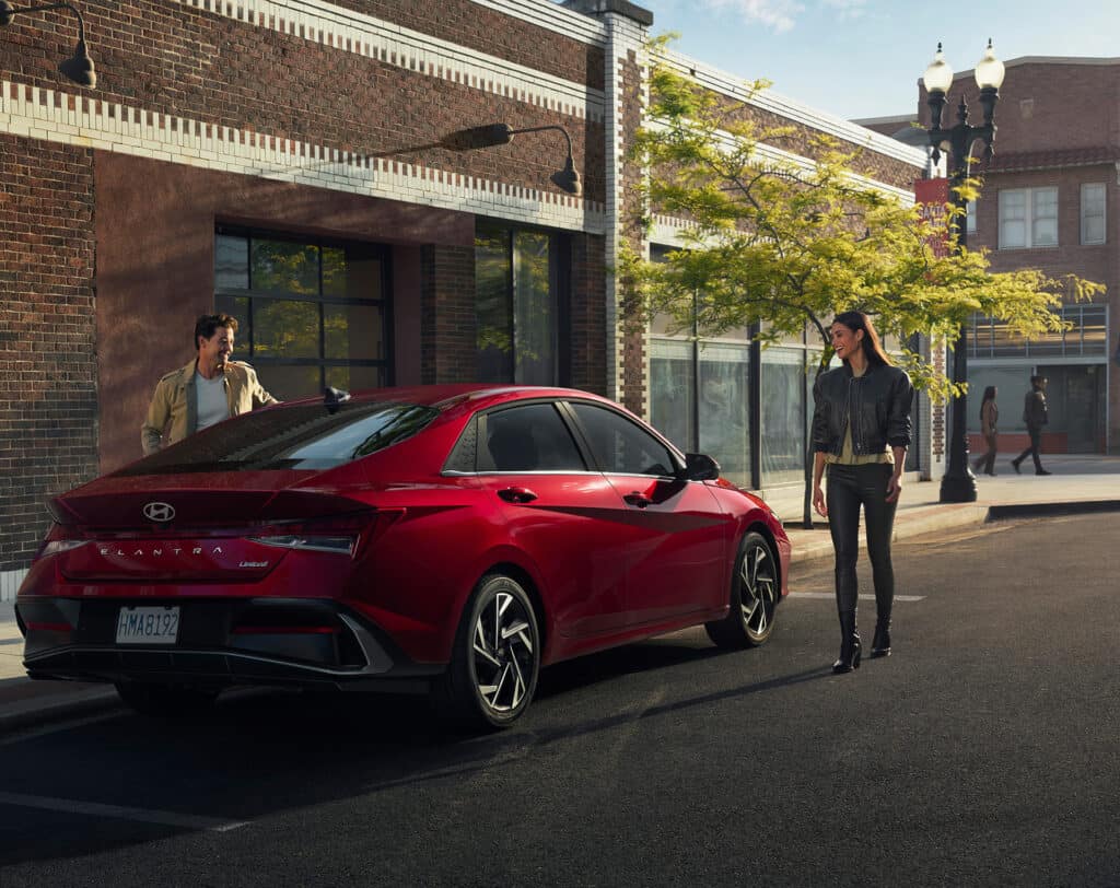 2024 Hyundai Elantra parked
