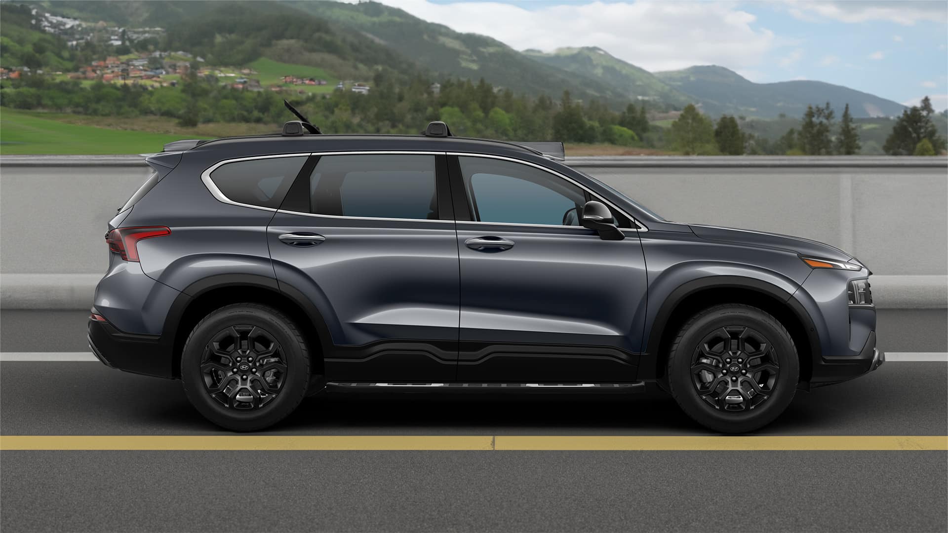 2022 Hyundai Santa Fe parked