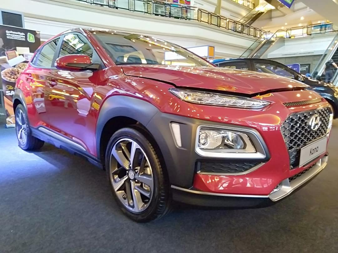 The 2021 Hyundai Kona in Pulse Red