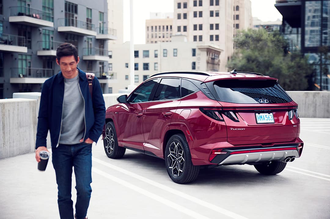 2023 Hyundai Tucson parked