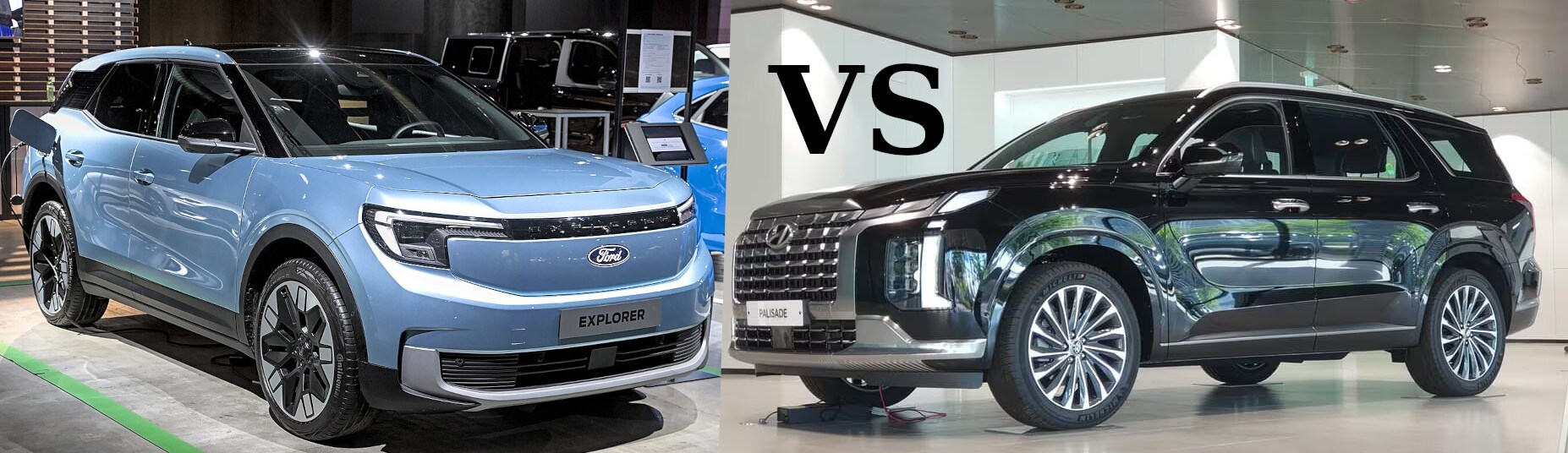 The Ford Explorer compared to the 2024 Hyundai Palisade
