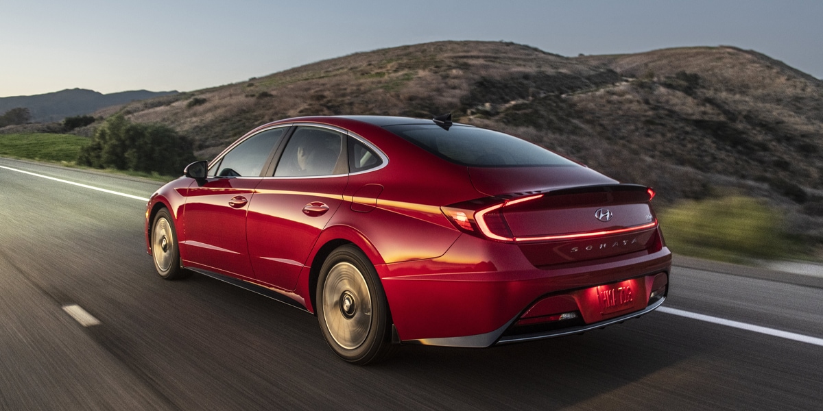 The Exterior of the 2020 Hyundai Sonata Hybrid
