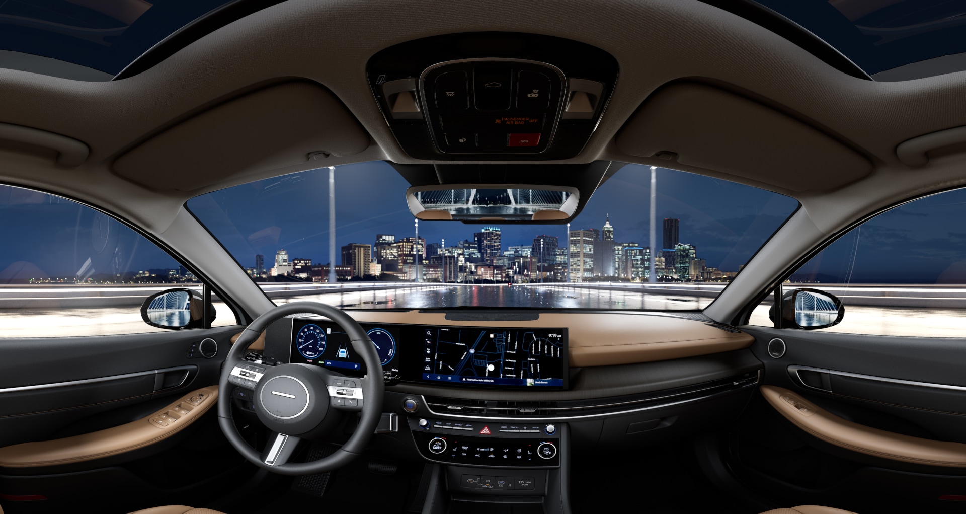 An Interior view of the 2025 Hyundai Sonata