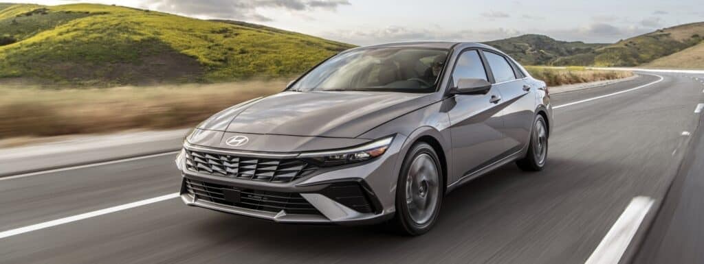 2024 Hyundai Elantra driving