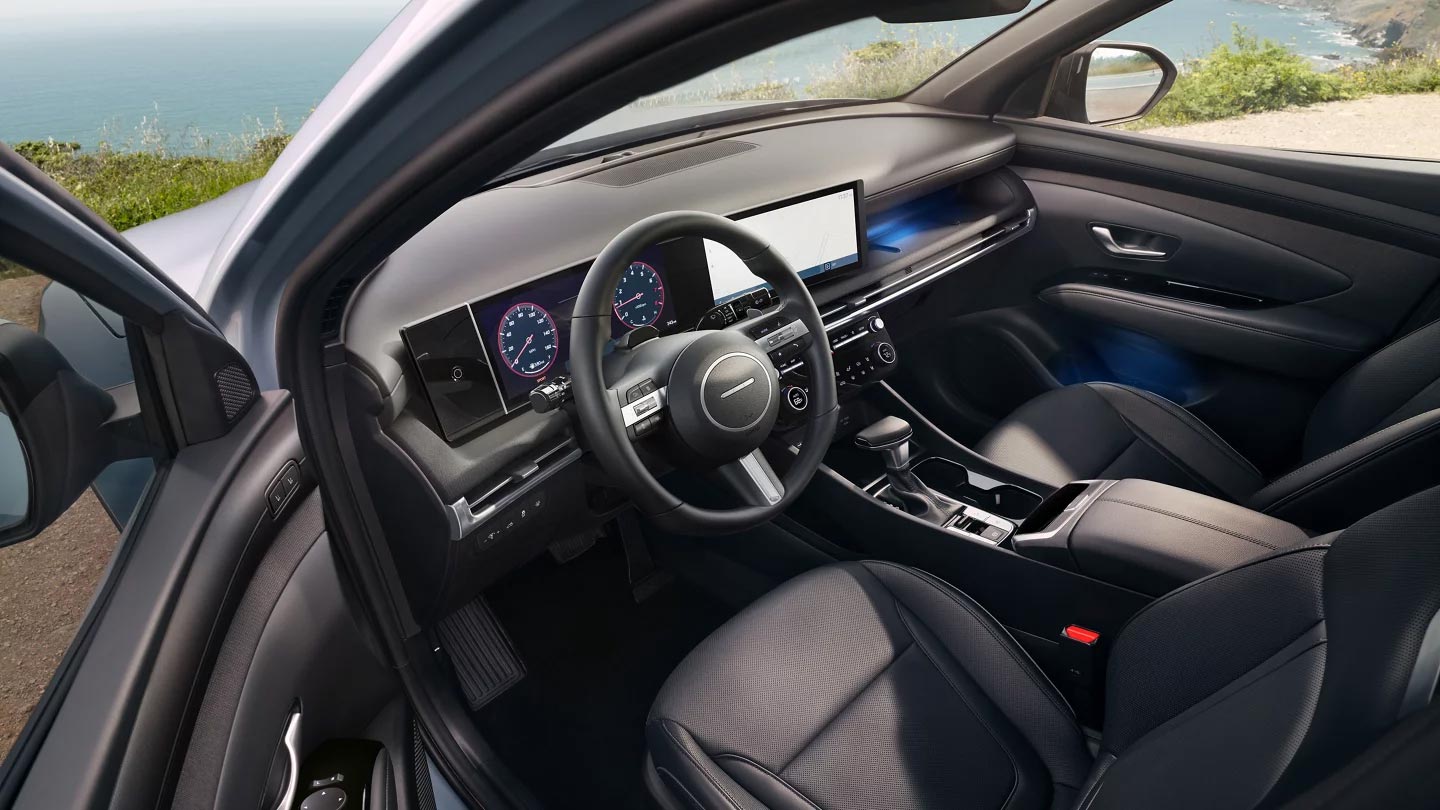 An interior view of the 2025 Hyundai Santa Cruz