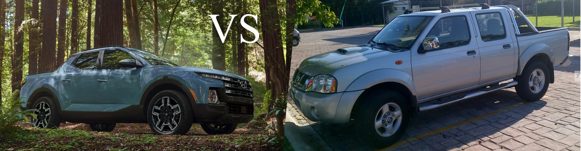 The Hyundai Santa Cruz compared to the Nissan Frontier