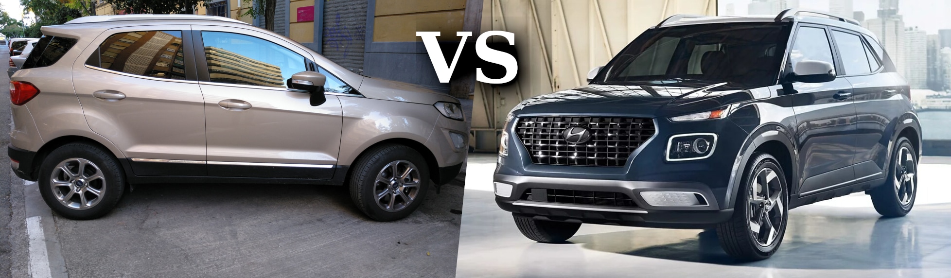 The 2024 Ford EcoSport compared to the 2024 Hyundai Venue