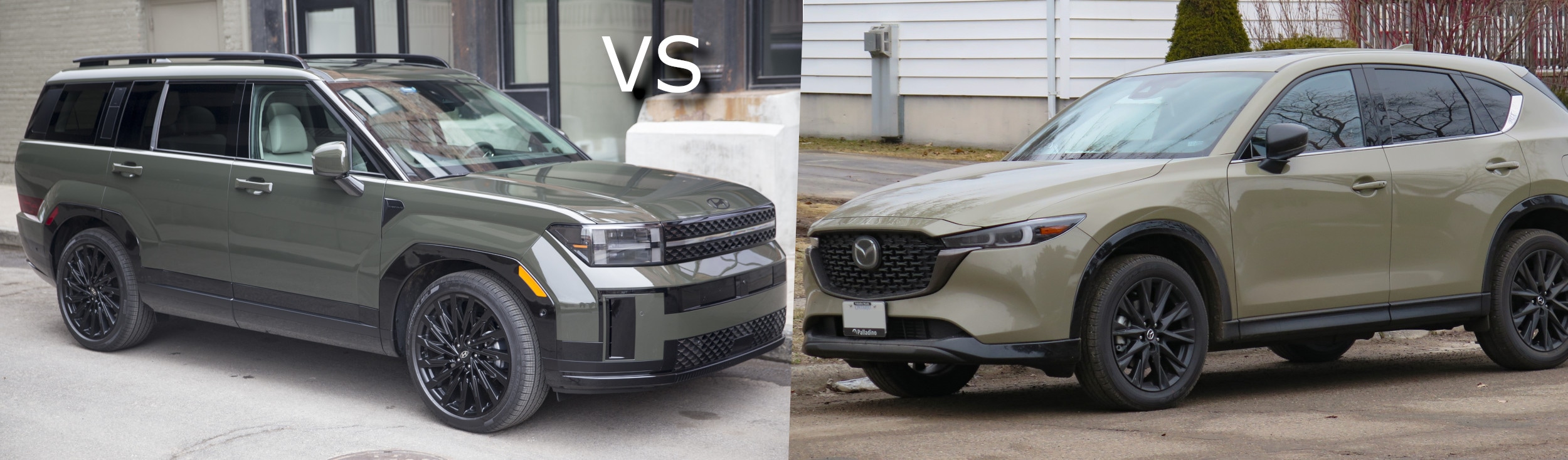 The 2024 Hyundai Santa Fe compared with the 2024 Mazda CX-5