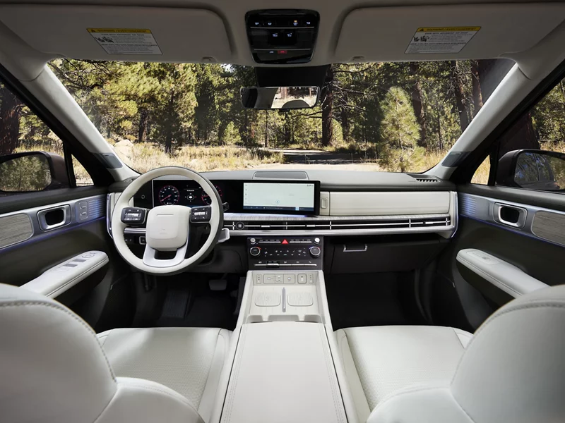 The interior of the 2024 Hyundai Santa Fe