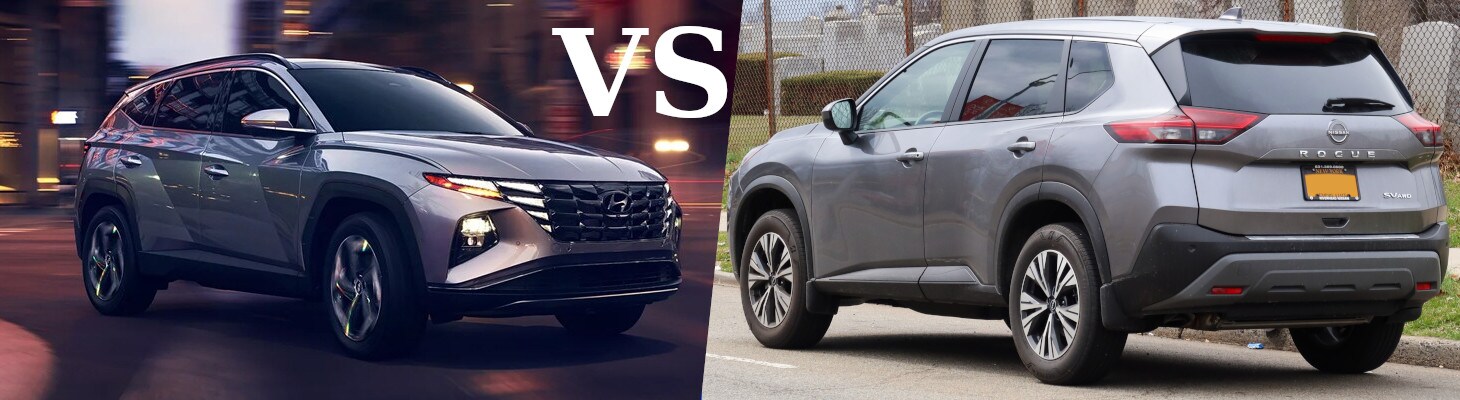 The 2024 Hyundai Tucson compared to the Nissan Rogue
