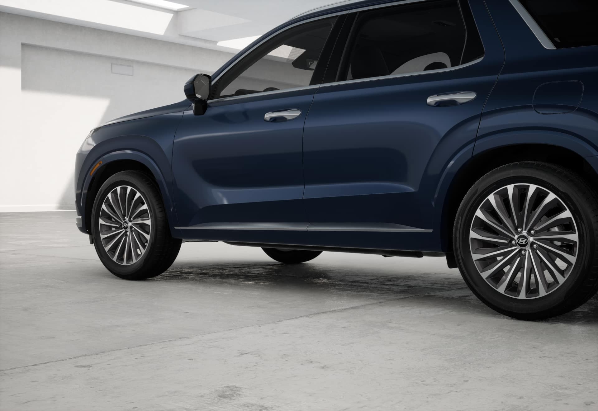 The 2024 Hyundai Palisade in Moonlight Cloud Black