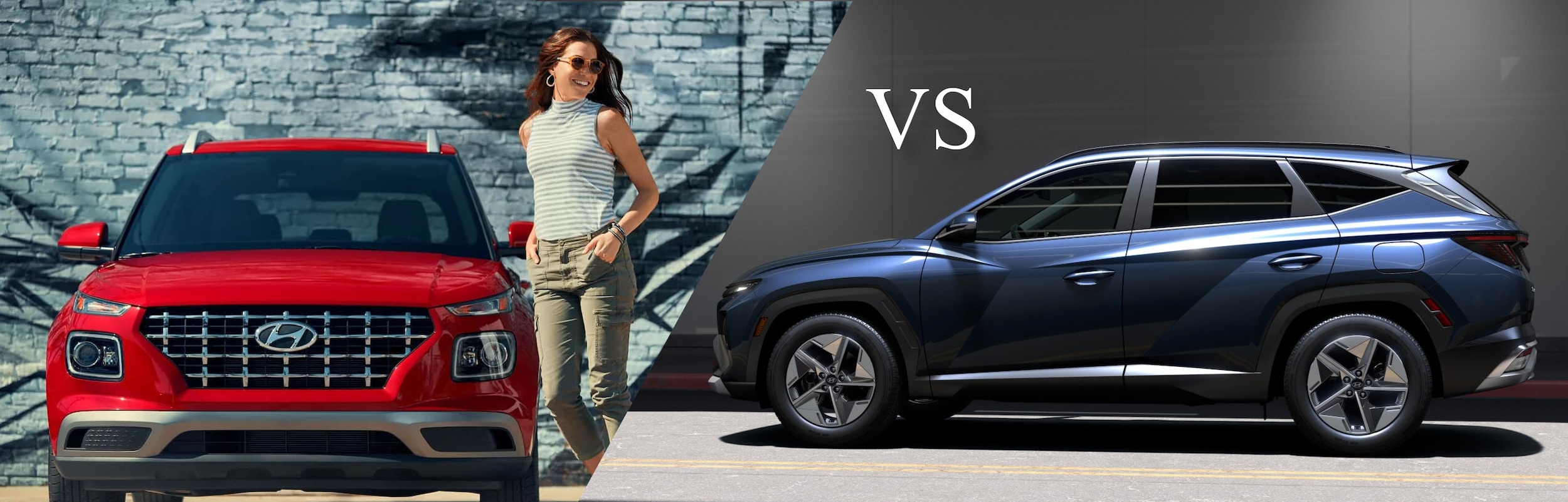 The Hyundai Venue compared to the Hyundai Tucson