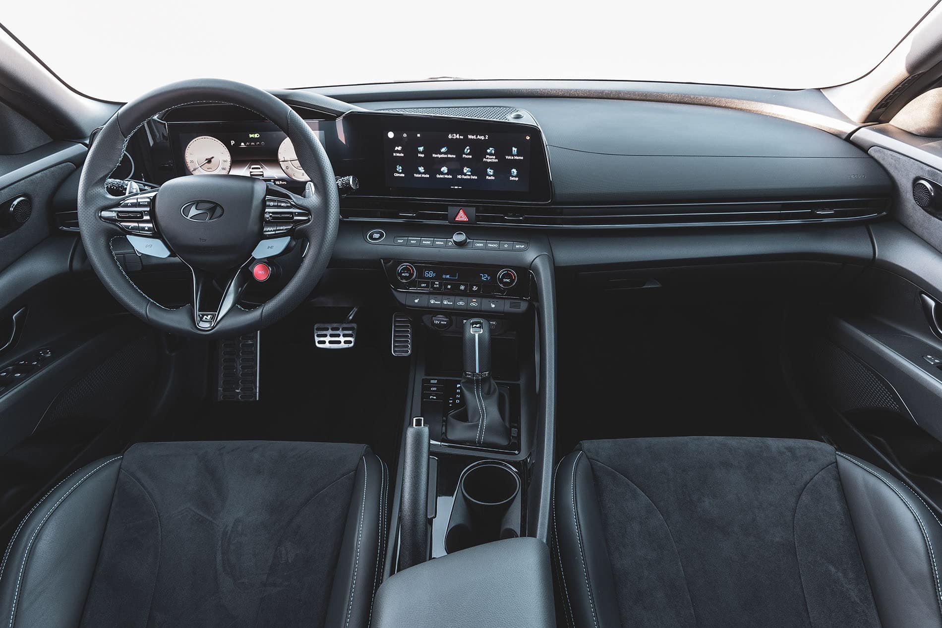 2023 Hyundai Elantra Hybrid interior