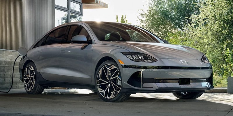 The 2024 Hyundai IONIQ 5 charging electrically