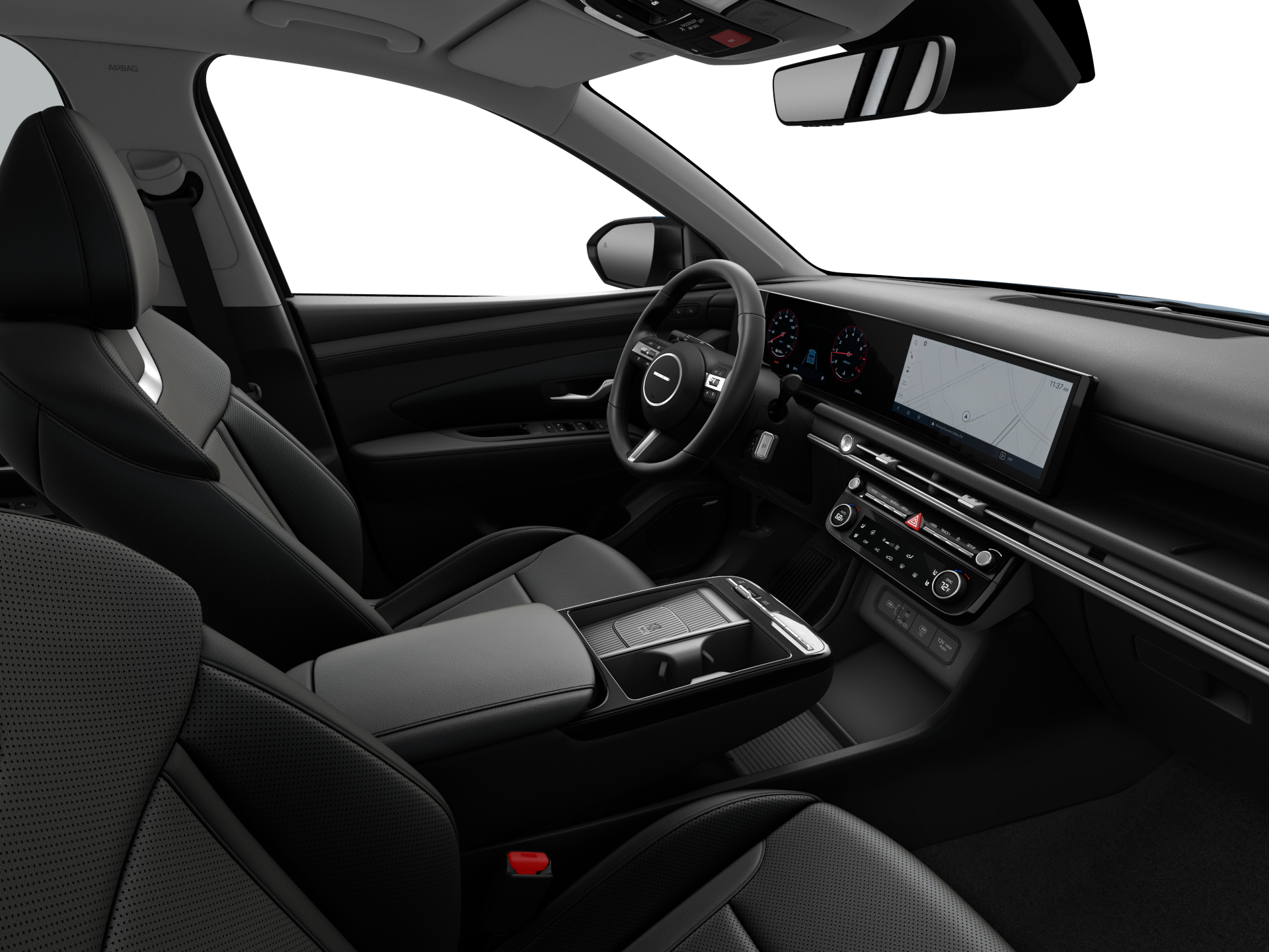 An interior view of the 2025 Hyundai Tucson