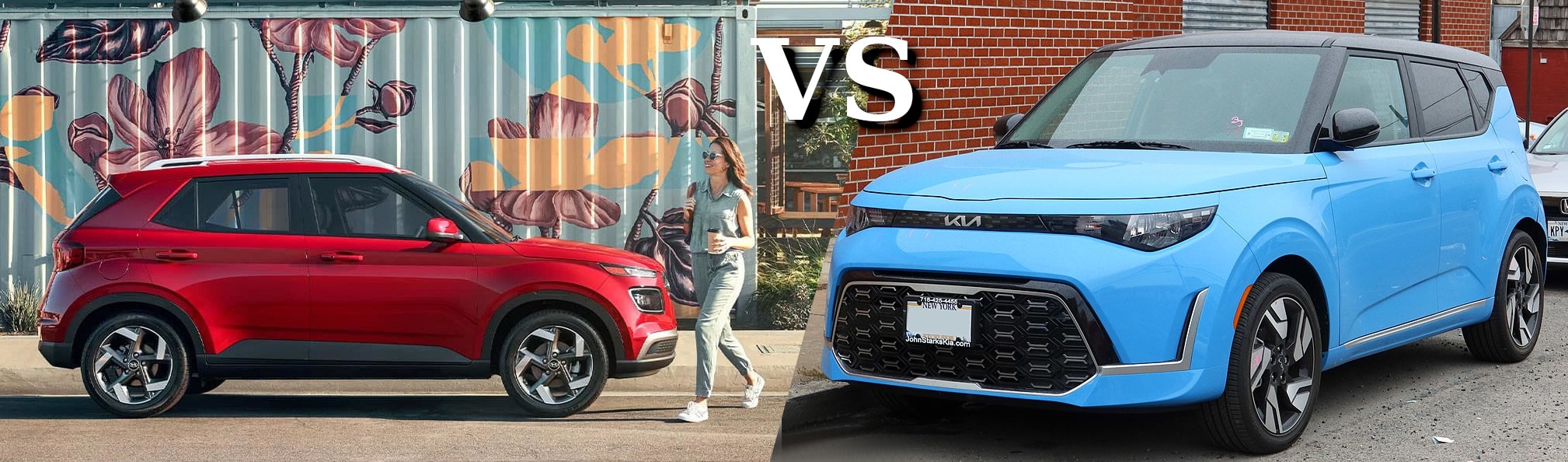 Comparison of the 2024 Kia Soul and the 2024 Hyundai Venue