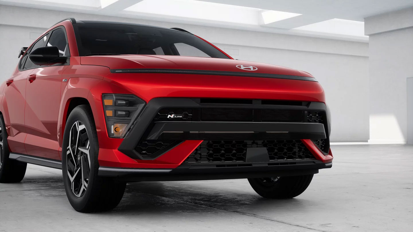 An exterior view of the 2025 Hyundai Kona
