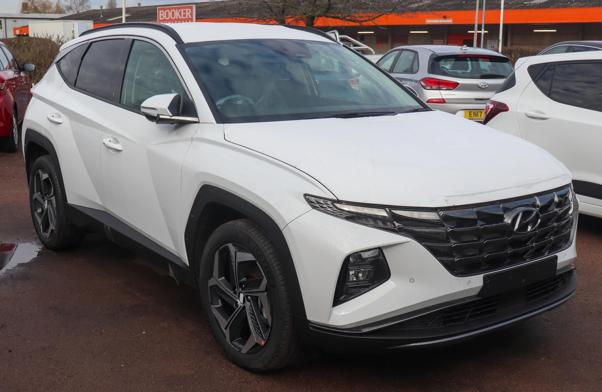 The 2021 Hyundai Tucson in White