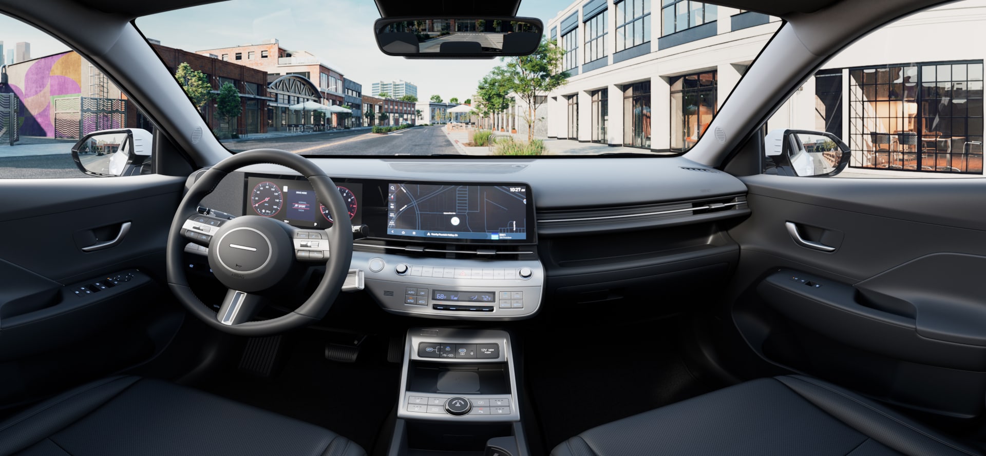 An interior view of the 2026 Hyundai Kona