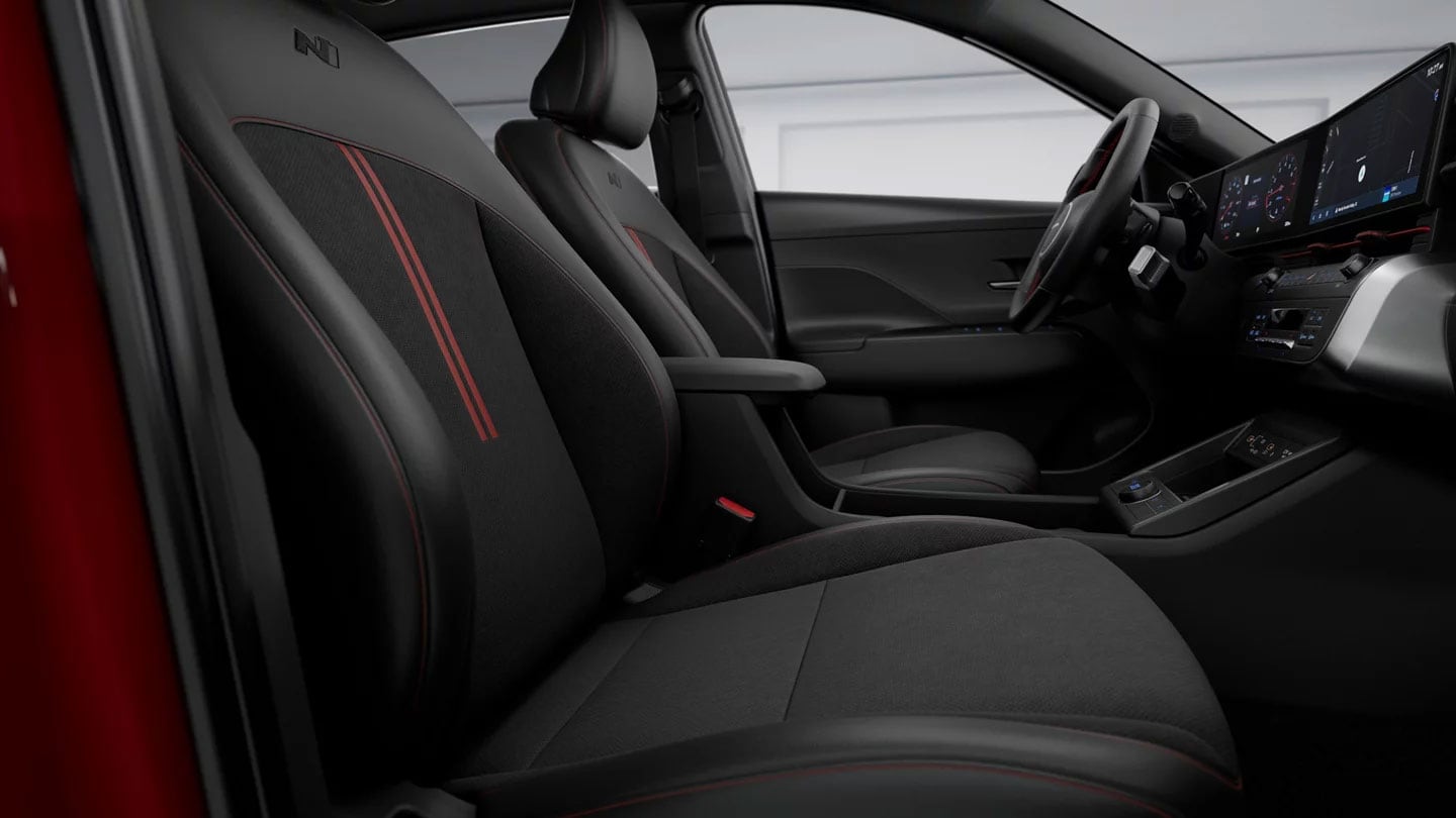 An interior view of the 2025 Hyundai Kona