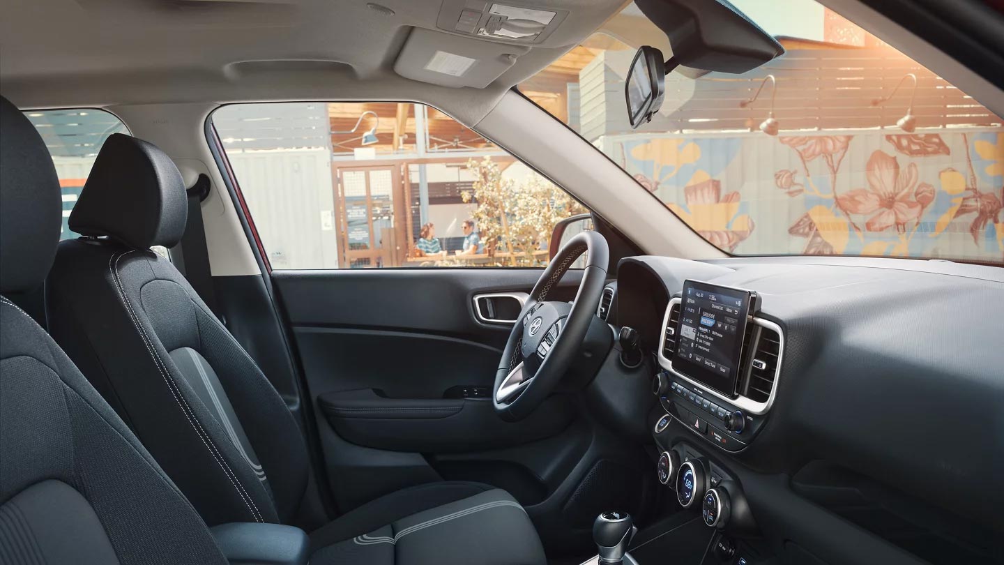 An interior view of the Hyundai Venue LTD