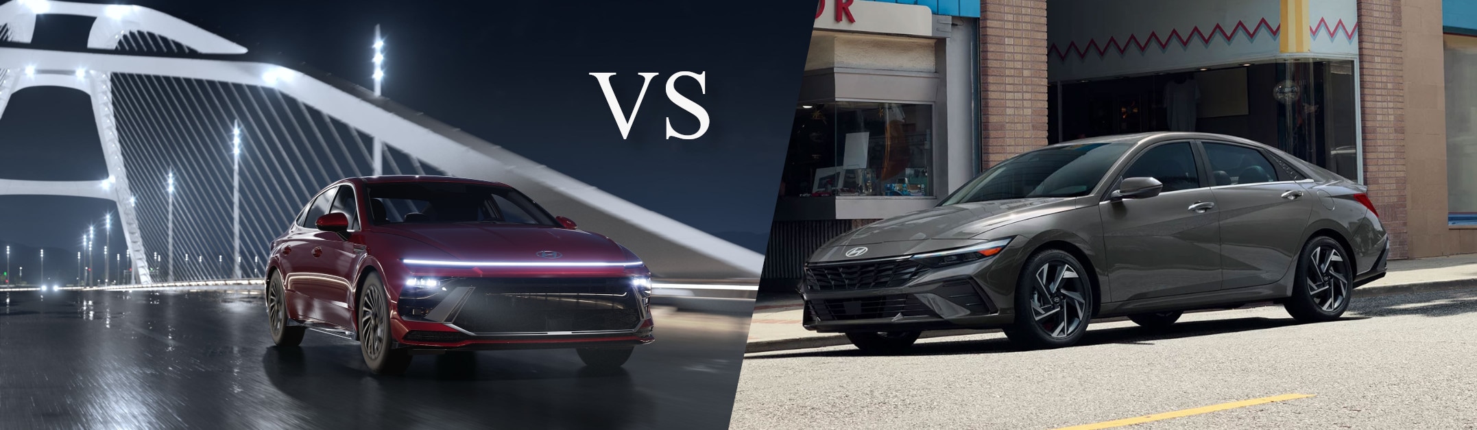 The Hyundai Sonata N-Line compared to the Hyundai Elantra N-Line