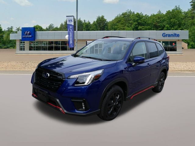 Used 2023 Subaru Forester Sport with VIN JF2SKAJC3PH539503 for sale in Somersworth, NH