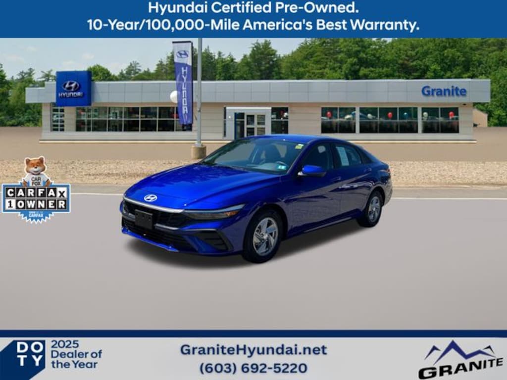 Certified 2024 Hyundai Elantra SE Sedan