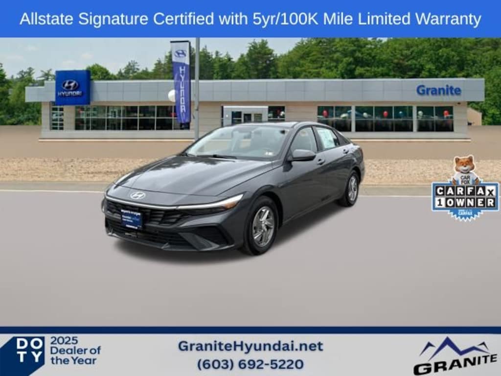 Certified 2025 Hyundai Elantra SE Sedan