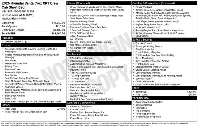 2026 Hyundai Santa Cruz XRT - Photo 4